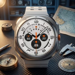 Galaxy Watch 7 New Design Ultra Titanium Bluetooth Calling Smartwatch
