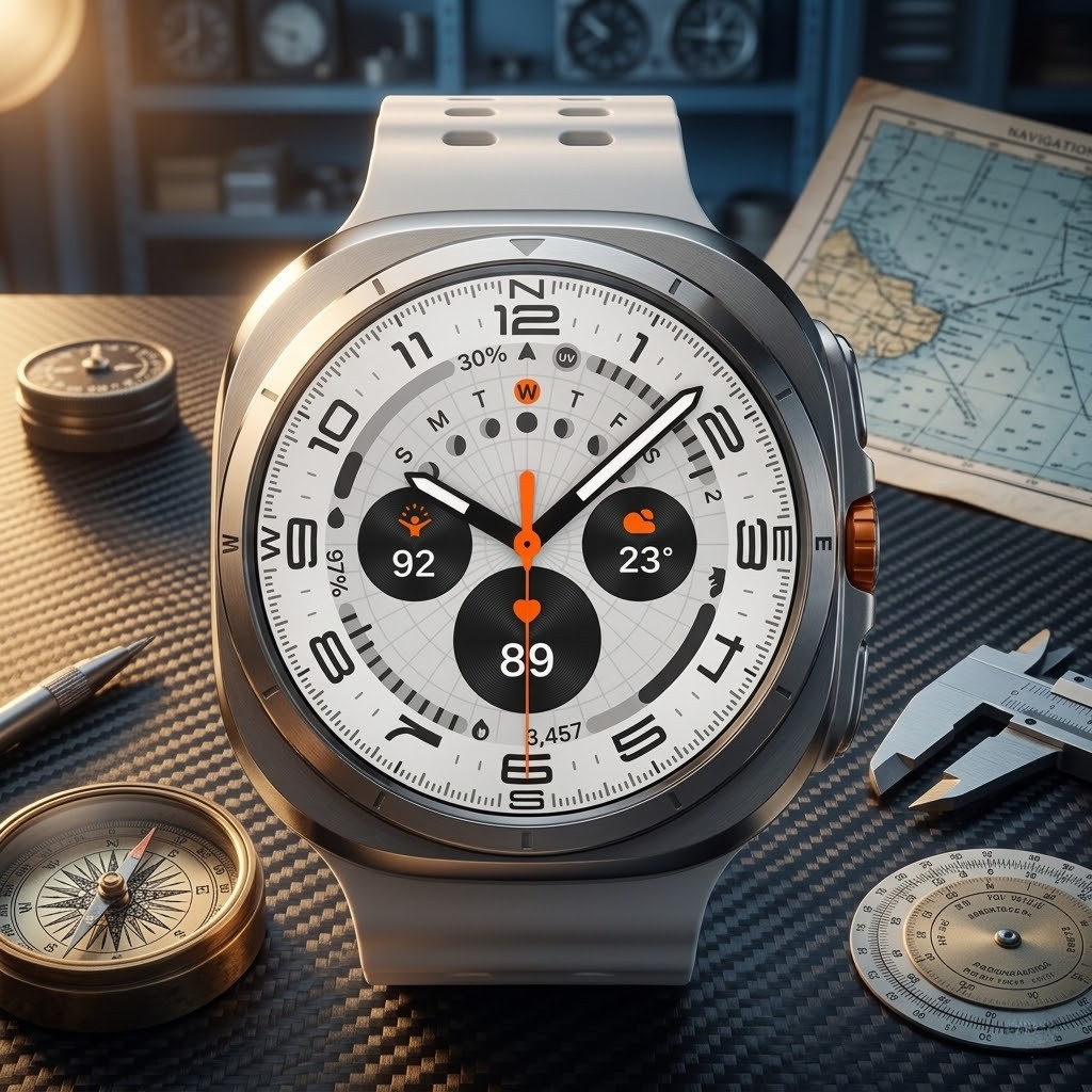Galaxy Watch 7 New Design Ultra Titanium Bluetooth Calling Smartwatch