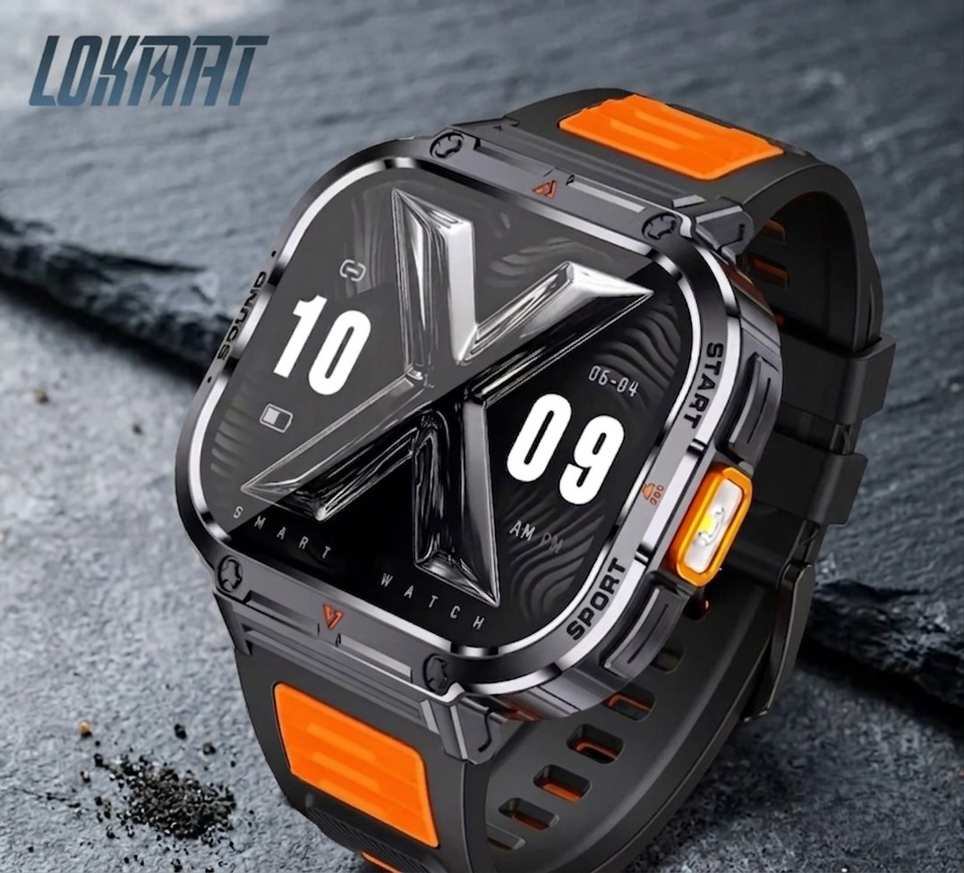 AOD Latest Ultra Wide Screen Bluetooth Calling Waterproof Smartwatch 2025