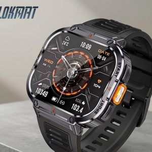 AOD Latest Ultra Wide Screen Bluetooth Calling Waterproof Smartwatch 2025