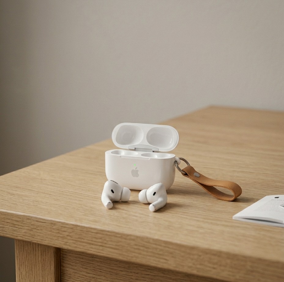Airpods pro 2nd generation 100% Anc Adaptive mode (Higher Grade) White - Image 3