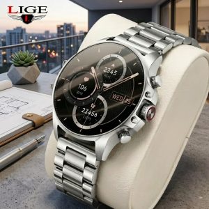 Luxurious Flat Display Bluetooth Calling Waterproof Smartwatch S1
