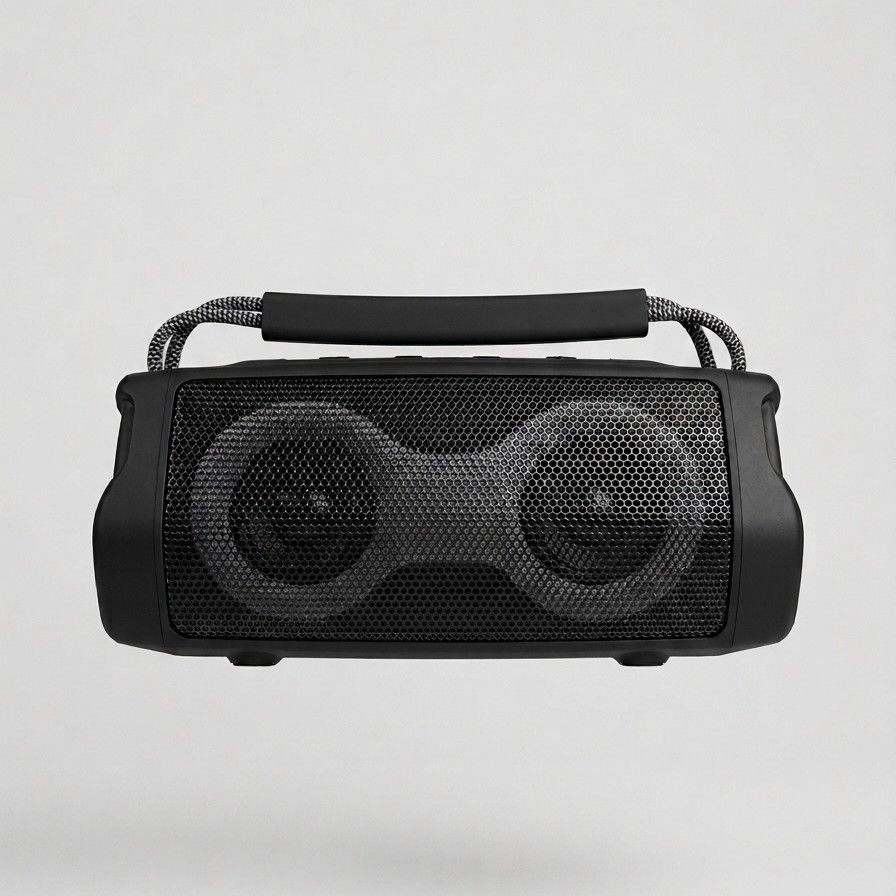 ET-313 Portable Wireless Bluetooth Speaker with RGB Lights, FM Radio, AUX/USB/TF Support, Bluetooth V5.3, 12H Playtime - Image 2
