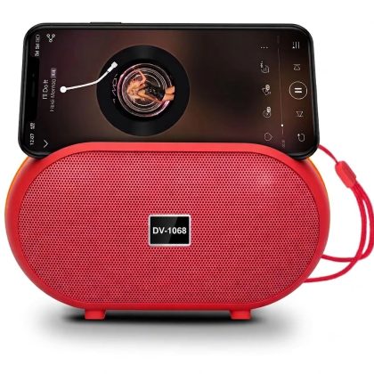 New Portable Mini Wireless for Bluetooth Speaker 5W Desktop Card Slot Subwoofer Outdoor Sound System Battery Music DV-1068