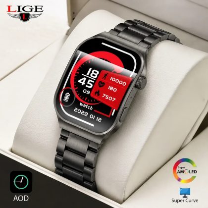 C49PRO NFC AI Sports Fitness Tracker Wireless Charging Smartwatch